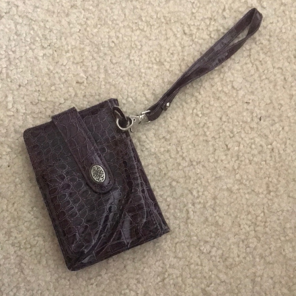 Purple wristlet